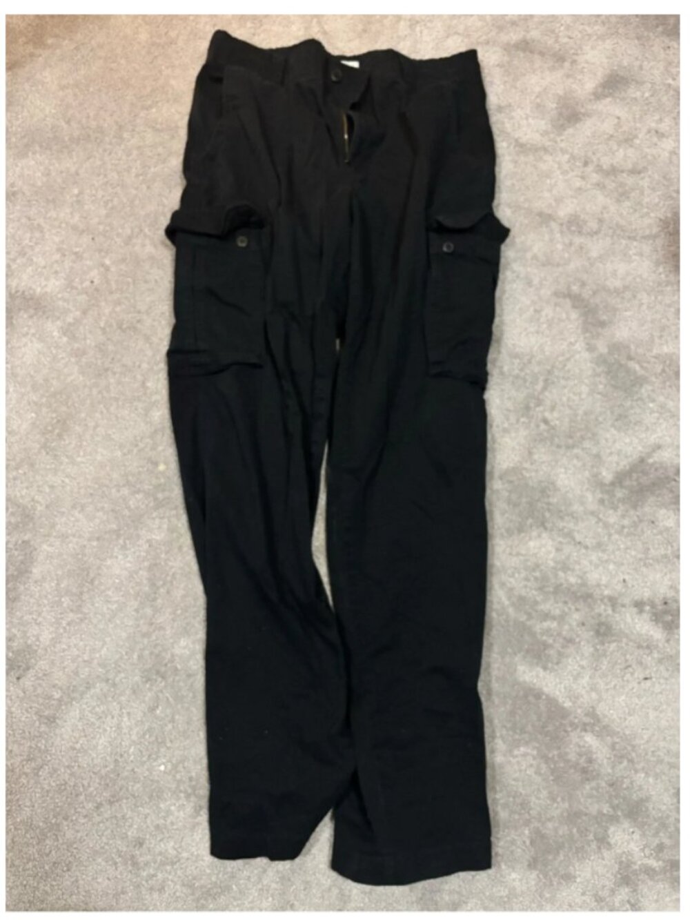 Goodfellow & Co Men’s Black Cargo Pants Size 33x34